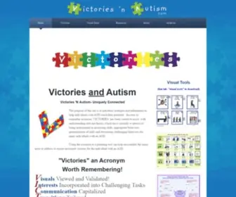 Victoriesnautism.com(The goal of this site) Screenshot