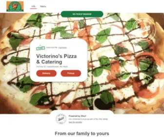 Victorinospizzacatering.com(Victorino's Pizza & Catering) Screenshot