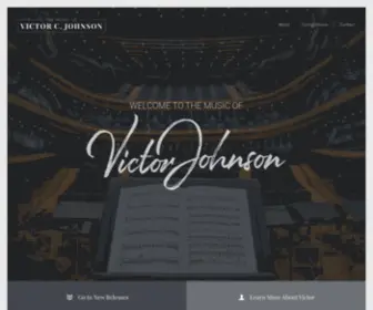 Victorjohnsonmusic.com(The Music of Victor C) Screenshot