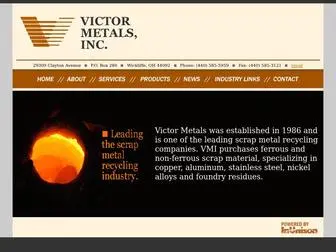 Victormetals.com(Victor Metals Inc) Screenshot