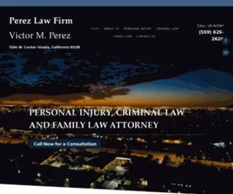 Victorperezlawfirm.com(Attorney) Screenshot