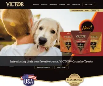 Victorpetfood.com(Super premium pet food) Screenshot