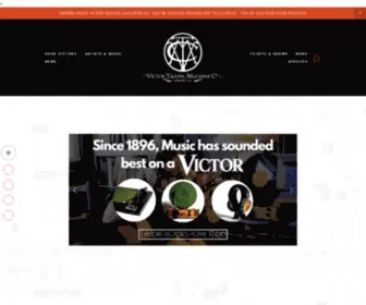 Victorrecords.com(Victor Records & Victor Talking Machine Co) Screenshot
