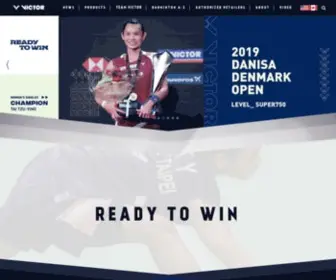 Victorsport.com(VICTOR Badminton) Screenshot