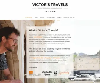 Victorstravels.com(Victor's Travels) Screenshot