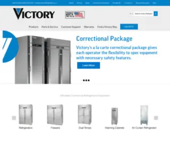 Victory-Refrig.com(Victory Refrigeration) Screenshot