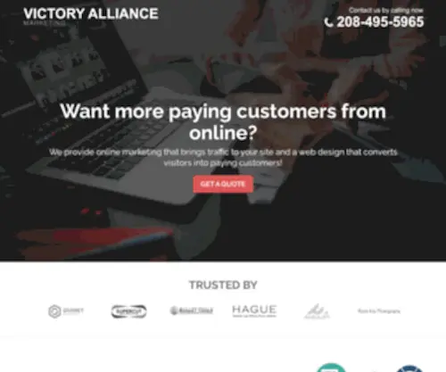 Victoryalliance.us(Coeur d'Alene Web Design & Marketing) Screenshot