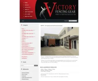 Victoryfencinggear.com(Victory Fencing Gear) Screenshot