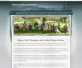 Victorygoldens.com(Victory Golden Retrievers) Screenshot