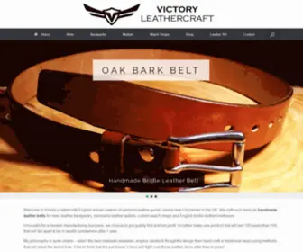 Victoryleathercraft.com(Handmade Leather Belts And Accessories In English Bridle Leather) Screenshot