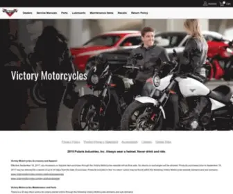 Victorymotorcycles.com Screenshot