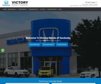 Victorysandusky.com(Victory Honda of Sandusky in Ohio) Screenshot