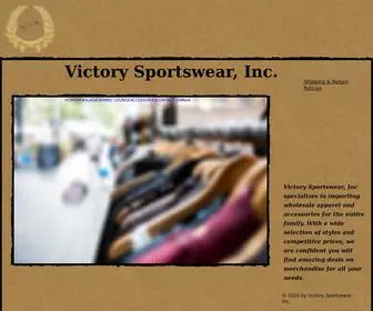 Victorysportswearinc.com(HOME) Screenshot