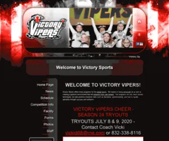 Victoryvipers.com(Victory Sports) Screenshot