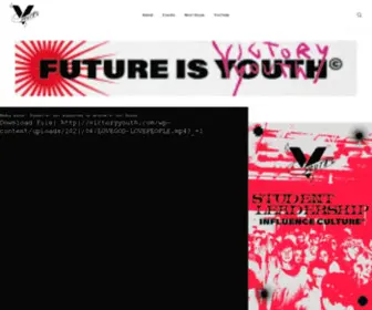 Victoryyouth.com(The Future of Victory Church) Screenshot