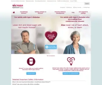 Victoza.com(Victoza) Screenshot