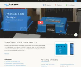 Victronenergy.co.uk(Victron Energy) Screenshot