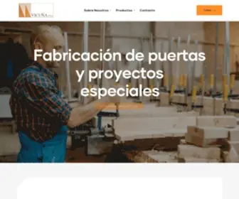 Vicunasa.cl(Puertas de Madera) Screenshot