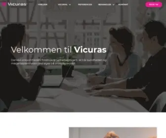 Vicuras.dk(Sundhedsfremmende ydelser til alle virksomheder) Screenshot