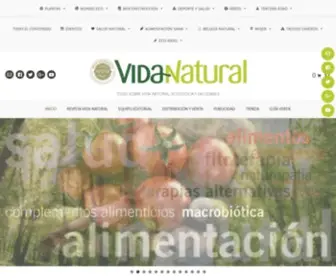 Vida-Natural.es(Revista Vida Natural) Screenshot