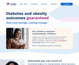 Vida.com(Vida Health) Screenshot