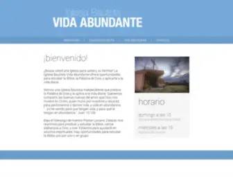 Vidaabundantecordoba.org(Iglesia Bautista Vida Abundante) Screenshot