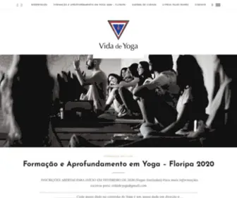 Vidadeyoga.com.br(Vida de Yoga) Screenshot