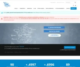 Vidal-Formation.fr(Vidal Formation) Screenshot