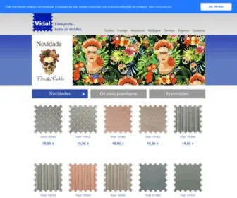 Vidaltecidos.pt(Vidal Tecidos) Screenshot