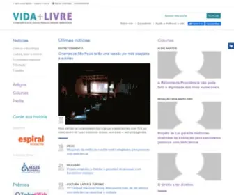 Vidamaislivre.com.br(Página inicial) Screenshot