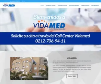 Vidamed.net(Centro Médico Quirúrgico) Screenshot