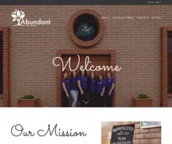 Vidanogales.org(Abundant Life Church) Screenshot