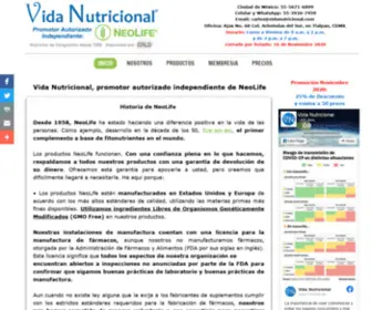 Vidanutricional.com(NeoLife) Screenshot