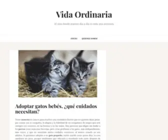 Vidaordinaria.com(Vida Ordinaria) Screenshot