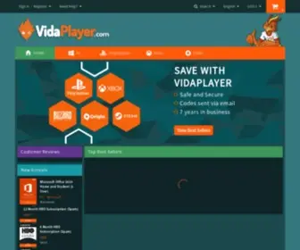 Vidaplayer.com(Trustpilot 4.9/5 ⭐) Screenshot