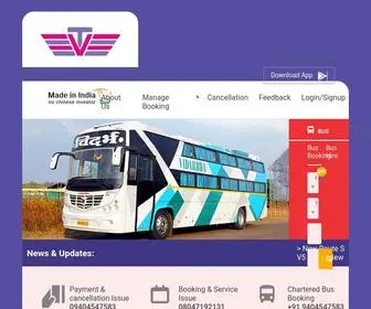 Vidarbhatravels.com(Vidharbha Express Online Bus Booking) Screenshot