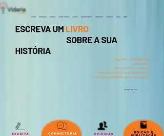 Vidarialivros.com.br(Escreva um Livro Sobre a Sua História) Screenshot