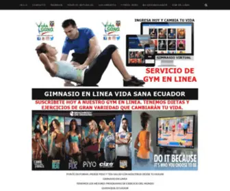 Vidasanaecuador.com(Vida Sana Ecuador) Screenshot