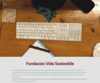 Vidasostenible.org(Fundación Vida Sostenible) Screenshot