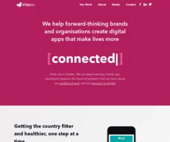 Vidatec.com(Mobile App & Web Developers) Screenshot