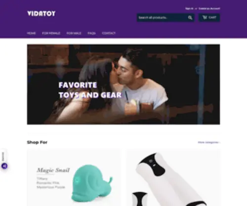 Vidatoy.com(For Men) Screenshot