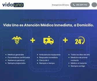 Vidauno.com(Atención Médica Inmediata) Screenshot