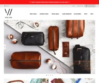 VidaVida.co.uk(Handmade leather satchels) Screenshot