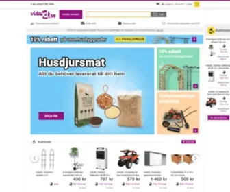 Vidaxl.se(Billig inredning på nätet) Screenshot