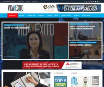 Vidayexito.net(Revistas de Economía y Negocios en América Central) Screenshot