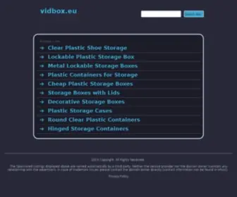 Vidbox.eu(Easy way to share your files) Screenshot