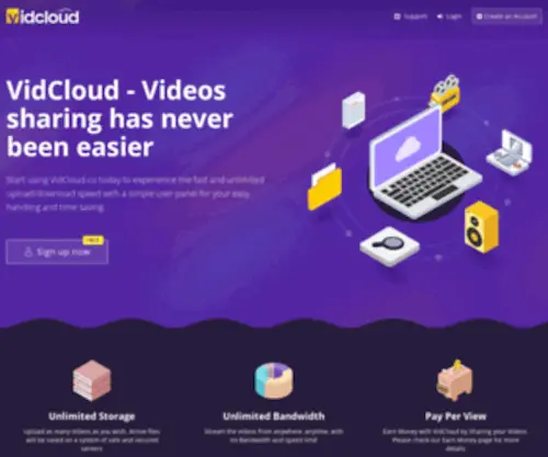 Vidcloud.spb.ru(Vidcloud) Screenshot