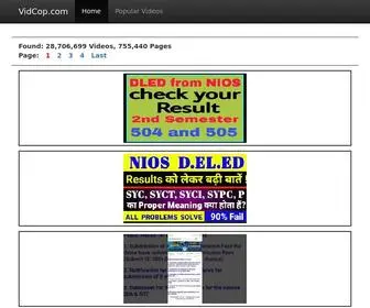 Vidcop.com(Vidcop) Screenshot