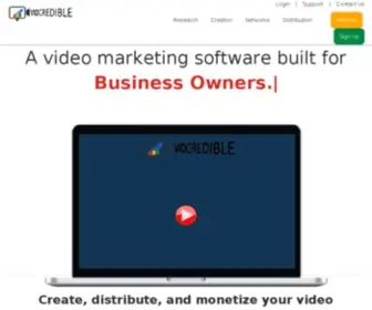 Vidcredible.com(Vidcredible "video marketing software") Screenshot
