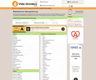 Vide-Greniers.com(Agenda des vide) Screenshot